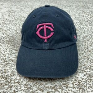 Minnesota Twins Hat Cap Strap‎ Back Womens One Size Blue MLB Baseball '47